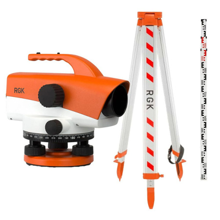 Оптический нивелир RGK C-32 (с треногой и линейкой) Оптический нивелир RGK C-32 (с треногой и линейкой)
