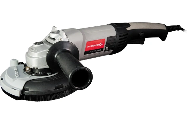 Угловая шлифмашина ИНТЕРСКОЛ 125/1400Э для бетона