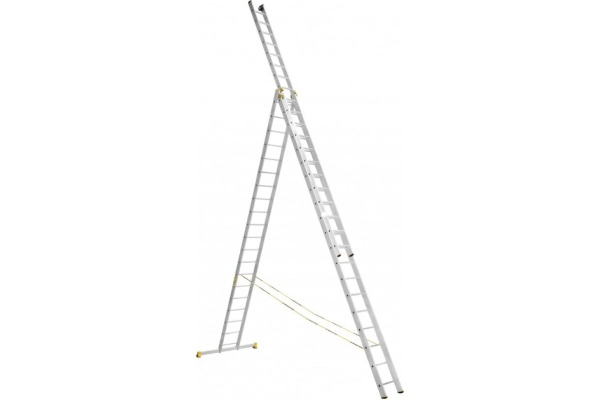 Лестница трехсекционная Алюмет P3 9316 (раб.высота 12.8м)